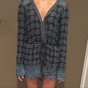 Women's long sleeved romper
